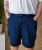 Kam Jeans Pepe Knitted Denim Shorts Random Mid Wash Blue - Шорти - мъжки къси панталони големи размери