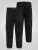 D555 Dexter 1 Cargo Jogger With Bear Embroidery Черно - Спортни панталони & Kъси панталони - мъжки спортни панталони големи размери