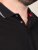 D555 Potts Jersey Polo With Jacquard Collar & Cuffs Черно - Поло тениски - мъжки тениски с яка големи размери