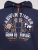D555 Hector Adventurer Printed Zip Through Hoody Нейви - Суичъри & cуичъри с качулка - мъжки суичъри големи размери