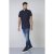 D555 Tim Short Sleeve Shirt Navy - Ризи - мъжки ризи големи размери