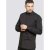 D555 Michael Couture Stretch Shirt Black - Ризи - мъжки ризи големи размери