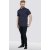 D555 Barrington Short Sleeve Shirt Navy - Ризи - мъжки ризи големи размери
