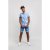 D555 Santana Hawaii Shirt Sky Blue - Ризи - мъжки ризи големи размери