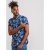 D555 Reuben Hawaii Shirt Navy - Ризи - мъжки ризи големи размери
