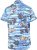 D555 CHARFORD Hawaiian Reverse Printed Shirt - Ризи - мъжки ризи големи размери