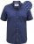 D555 Telford S/S Micro Ao Print Shirt Navy - Ризи - мъжки ризи големи размери