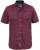 D555 Hillcrest S/S Micro Ao Print Shirt Burgundy - Ризи - мъжки ризи големи размери