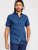 D555 Tristain S/S Floral Ao Print Shirt Navy - Ризи - мъжки ризи големи размери