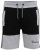 D555 Kirton Couture Elasticated Waistband Shorts Black/Charcoal - Спортни панталони & Kъси панталони - мъжки спортни панталони големи размери