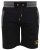 D555 Sutton Elasticated Waist Shorts With Embroidery Black - Спортни панталони & Kъси панталони - мъжки спортни панталони големи размери