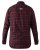 D555 Holton Dark Red Checked Flannel Shirt - Ризи - мъжки ризи големи размери