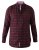 D555 Holton Dark Red Checked Flannel Shirt - Ризи - мъжки ризи големи размери