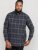 D555 Harwich Flannel Check Shirt Black - Ризи - мъжки ризи големи размери