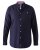 D555 Colchester LS shirt Navy - Ризи - мъжки ризи големи размери