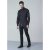 D555 Jahine Long Sleeve Printed Shirt Black - Ризи - мъжки ризи големи размери