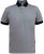 D555 Prinstead Pique Polo Shirt Grey - Поло тениски - мъжки тениски с яка големи размери
