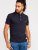 D555 Ashwell Ao Printed Polo Shirt Dark Navy - Поло тениски - мъжки тениски с яка големи размери