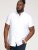 D555 James Short Sleeve Oxford Shirt White - Ризи - мъжки ризи големи размери