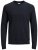 Jack & Jones Crew neck Knitted Sweater Navy - Суичъри & cуичъри с качулка - мъжки суичъри големи размери