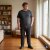Adamo 129420 Тениска 2 броя Тъмносив меланж - Тениски - мъжки тениски големи размери