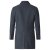 D555 Terry Checked Overcoat Charcoal - Якета - мъжки якета големи размери