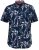 D555 FINLEY Hawaiian AO Print Shirt Navy - Ризи - мъжки ризи големи размери