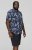 D555 FINLEY Hawaiian AO Print Shirt Navy - Ризи - мъжки ризи големи размери