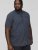 D555 BRODY S/S Micro AO Print Shirt Navy - Ризи - мъжки ризи големи размери