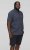 D555 BRODY S/S Micro AO Print Shirt Navy - Ризи - мъжки ризи големи размери