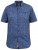 D555 KYLE S/S Micro AO Print Shirt Blue - Ризи - мъжки ризи големи размери