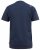 D555 COOK Trio Of Skulls Printed Crew Neck T-Shirt Slate Blue - Тениски - мъжки тениски големи размери