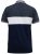 D555 EMERSON Cut And Sew Polo With Jacquard Collar Navy - Поло тениски - мъжки тениски с яка големи размери