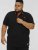 D555 SALFORD 2 Pique Polo Black - Поло тениски - мъжки тениски с яка големи размери
