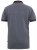D555 KEMSTON Birds Eye Pique Polo Navy/White - Поло тениски - мъжки тениски с яка големи размери