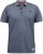 D555 GIBRALTAR Pique Polo Blue - Поло тениски - мъжки тениски с яка големи размери