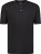 Adamo Silas Regular fit Serafino T-shirt Black - Тениски - мъжки тениски големи размери