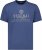 Adamo Sandro Regular fit Slub effect T-shirt Indigo Blue - Тениски - мъжки тениски големи размери