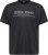 Adamo Simon Regular fit Printed T-shirt Charcoal - Тениски - мъжки тениски големи размери