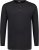 Adamo Sven Regular fit Serafino Long sleeve T-shirt Black - Тениски - мъжки тениски големи размери