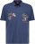 Adamo DURBAN Regular fit Polo Shirt Navy - Поло тениски - мъжки тениски с яка големи размери