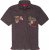 Adamo DURBAN Regular fit Polo Shirt Charocal - Поло тениски - мъжки тениски с яка големи размери