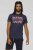 D555 DENNIS Official AC/DC Printed Crew Neck T-Shirt Navy Reno - Тениски - мъжки тениски големи размери