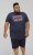 D555 DENNIS Official AC/DC Printed Crew Neck T-Shirt Navy Reno - Тениски - мъжки тениски големи размери