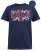 D555 DENNIS Official AC/DC Printed Crew Neck T-Shirt Navy Reno - Тениски - мъжки тениски големи размери