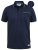 D555 DARWIN AO Printed Polo Shirt Navy - Поло тениски - мъжки тениски с яка големи размери