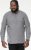 D555 RADCLIFFE Cross Hatch Soft Touch Slub Long Sleeve Shirt With Chest Patch Pocket Charcoal - Ризи - мъжки ризи големи размери