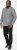 D555 RADCLIFFE Cross Hatch Soft Touch Slub Long Sleeve Shirt With Chest Patch Pocket Charcoal - Ризи - мъжки ризи големи размери