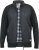 D555 MARSDEN Hybrid Knitted Jacket With Bonded Fleece Lining Black - Якета - мъжки якета големи размери