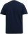D555 SANDFORD Double Layer On Neck Ribs And Hem Waffle Textured T-Shirt Navy - Тениски - мъжки тениски големи размери
